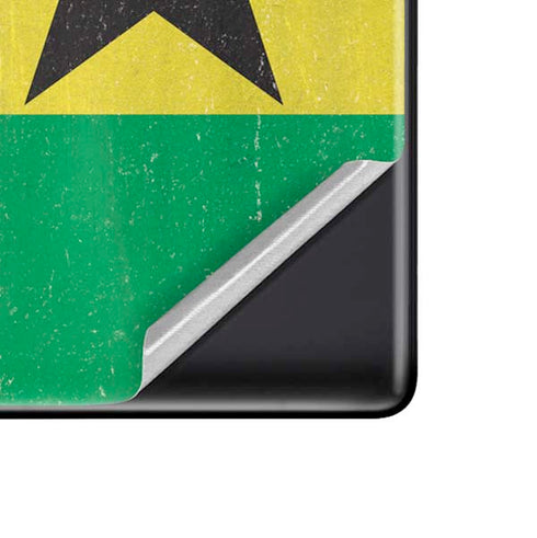 Ghana Flag Distressed Pixel Skins